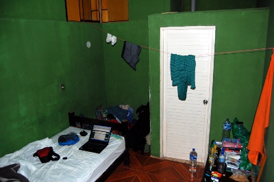 Inside our room at Albergue Verde