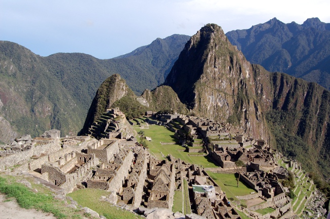 Machu Picchu from the guard house Machu Picchu from the guard house