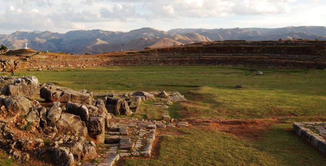 Man made lake for astronomy at Sacsayhuaman Man made lake for astronomy at Sacsayhuaman outside Cusco, Peru
