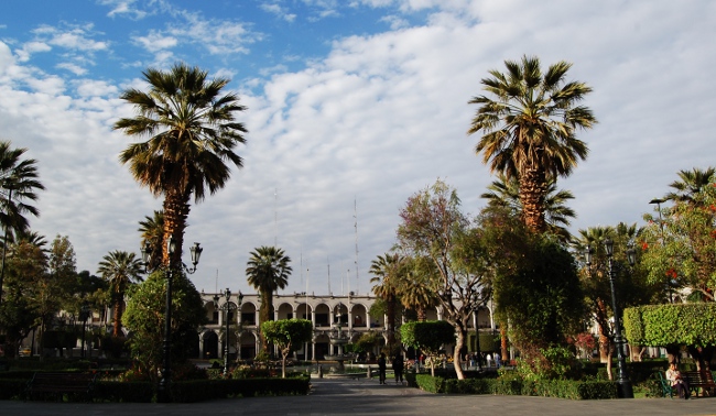 Plaza de Armas Plaza de Armas in Arequipa, Peru