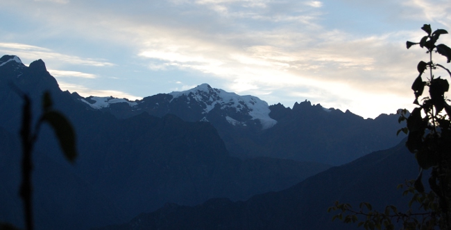 Sunrise, day 4 Sunrise on the Inca Trail, day 4
