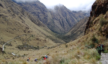 The Trail-Day 2-on the way down The Inca Trail-Day 2-on the way down