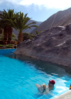 Unwinding at The Oasis in Sangalle Unwinding at The Oasis in Sangalle at the bottom of Colca Canyon
