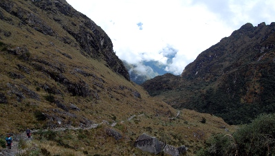 View from Abra de Runkuracay View from Abra de Runkuracay on the Inca Trail