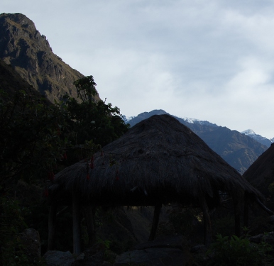 View from Camp-Night 1 View from Camp on the Inca Trail-Night 1