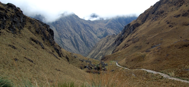 View from Dead Woman's Pass View from Dead Woman's Pass on the Inca Trail