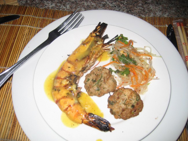 Gian prawns in SE Asia