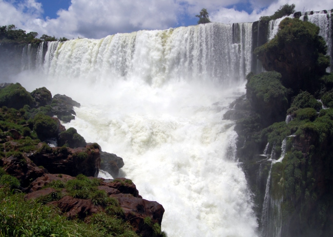 View from Isla San Martin, Iguazu Falls View from Isla San Martin, Iguazu Falls