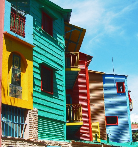 Buildings in La Boca (1) Buildings in La Boca (1)