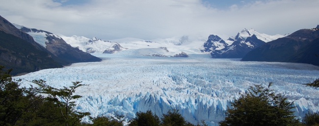 View from walkways, Perito Moreno Glacier, Argentina, Patagonia
