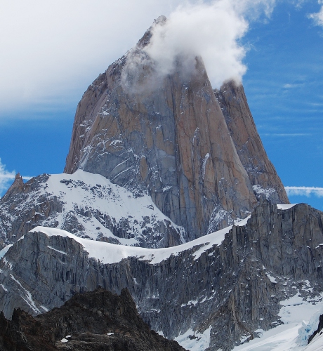 Close up of Fitz Roy