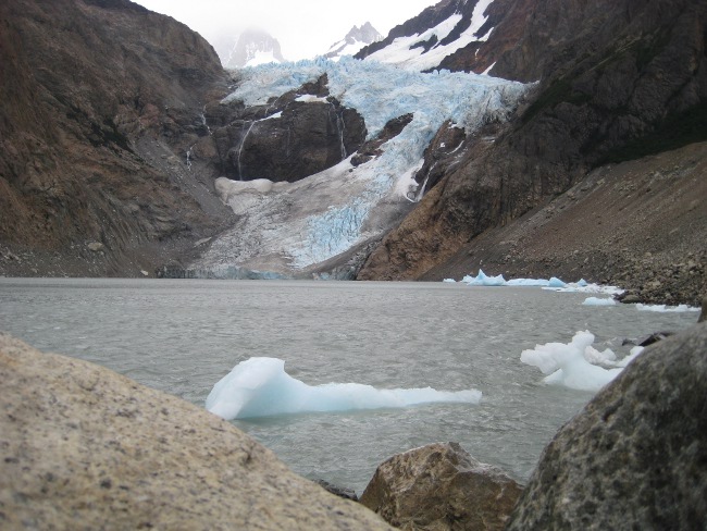 Lago and Glacier Piedras Blancas, El Chalten, Patagonia, Argentina