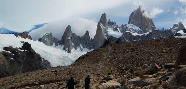 The final ascent to Fitz Roy