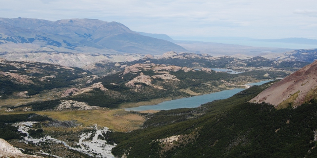 View from the top, El Chalten, Patagonia, Argentina View from the top, El Chalten, Patagonia, Argentina