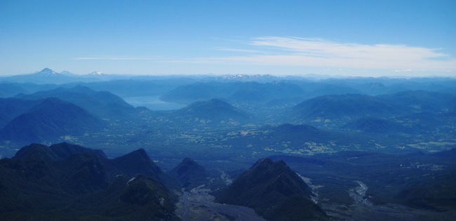Another great view from the top of Volcan Villarrica Another great view from the top of Volcan Villarrica