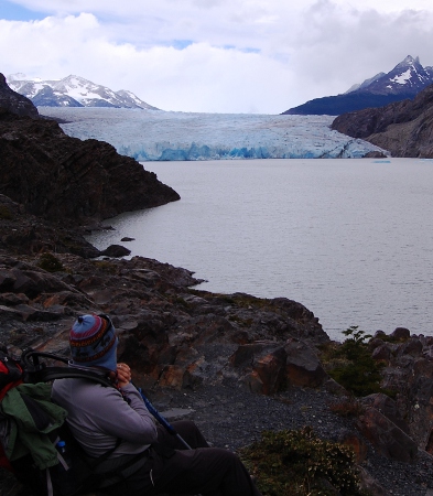 Glaciers in Torres del Paine National Park in Patagonia, Chile Glaciers in Torres del Paine National Park in Patagonia, Chile