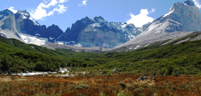 View from the clearing before Campamento Britanico