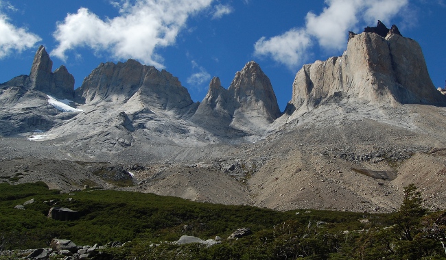 In the clearing before Campamento Britanico