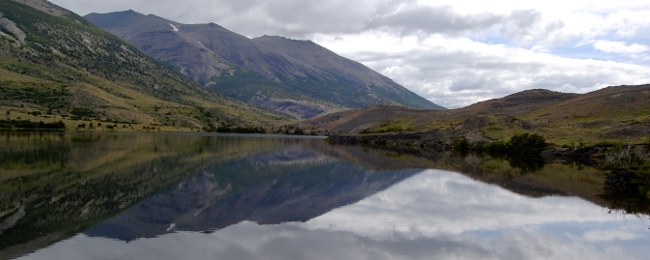 Mirrored Lake, Torres del Paine, Patagonia, Chile