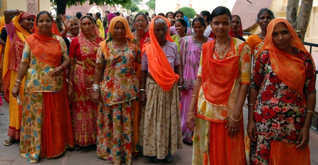 Saris in India Saris in India