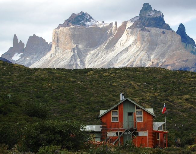View from Lodge Paine Grande, W Trek, Torres del Paine, Chile