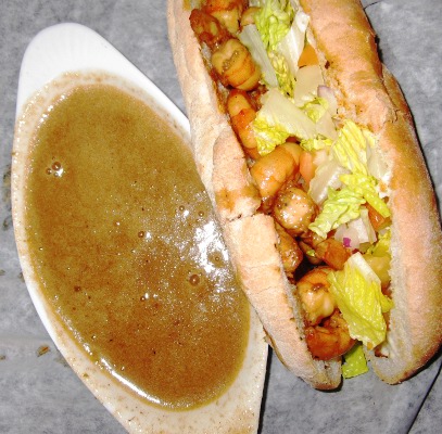 BBQ Shrimp Po Boy from Bootlegger's in New Orleans, Louisiana