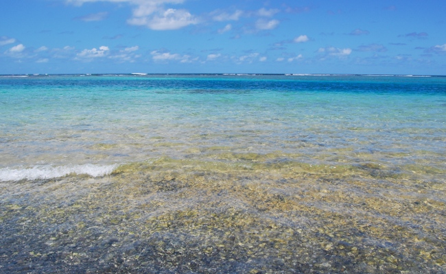 Clear water at Culebra Island, Puerto Rico