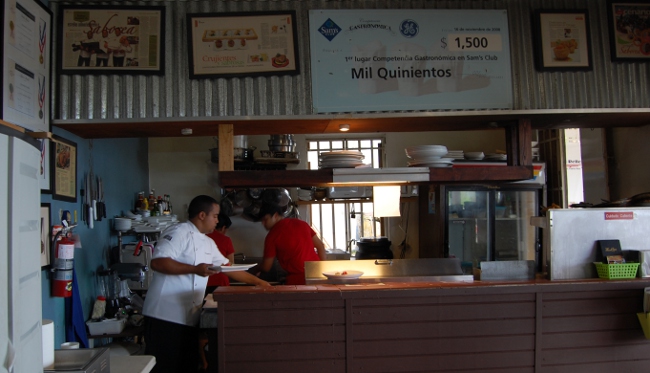 Inside of Crispy y Relleno in Pinones, Puerto Rico