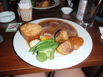 Roast dinner in Saigon, Vietnam Roast dinner in Saigon, Vietnam