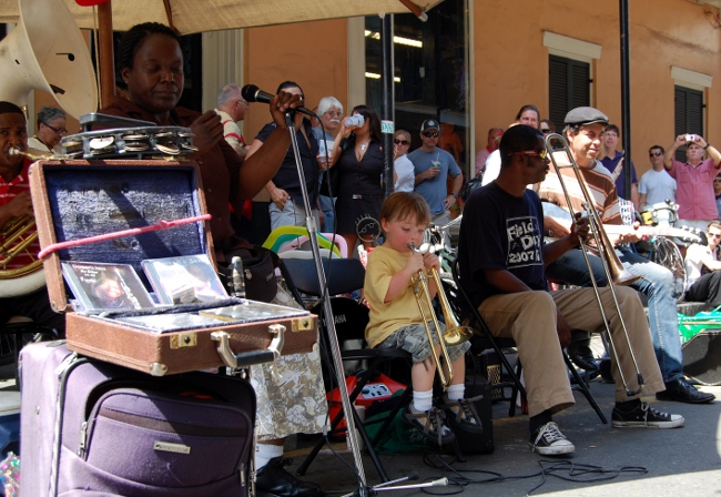 Street Band in New Orleans, Louisiana Street Band in New Orleans, Louisiana