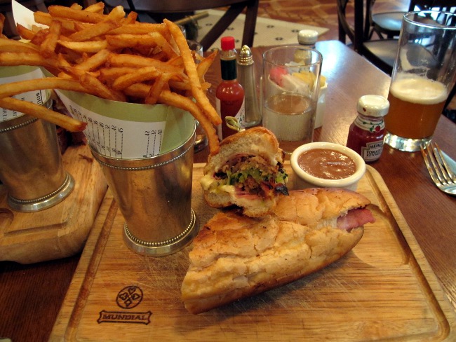 Suckling pig sandwich from Luke in New Orleans