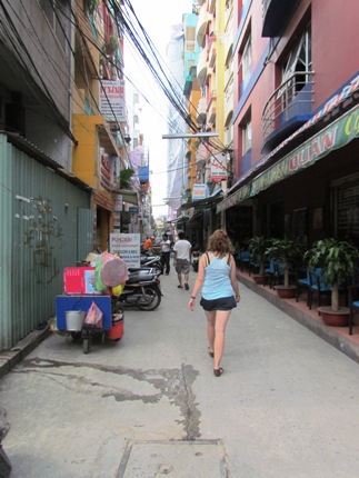 Kirsty wandering Saigon Alleyways Kirsty wandering Saigon alleyways