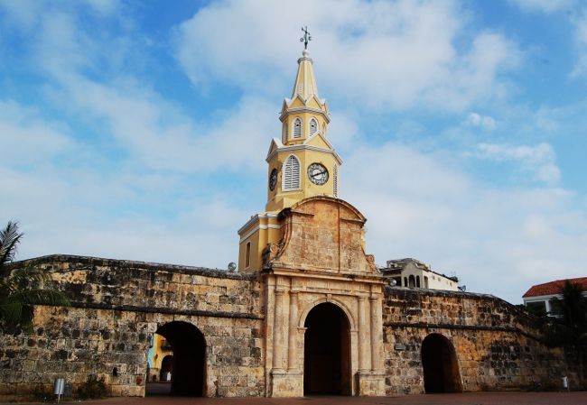 Old city main gate of Cartagena, Colombia Old city main gate of Cartagena, Colombia