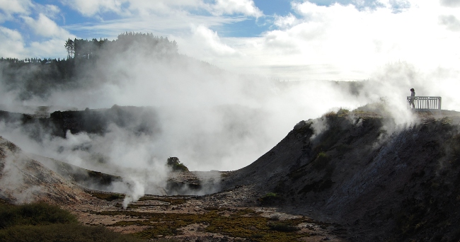 Thermal park outside of Rotorua, New Zealand