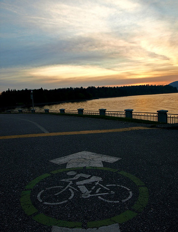 Biking in Vancouver, British Columbia