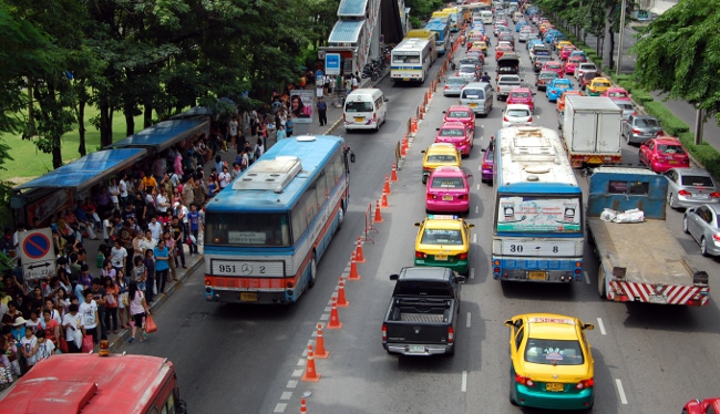 Crazy Bangkok Traffic Crazy Bangkok Traffic