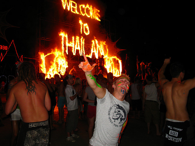 Full Moon Party on Koh Pha Ngan, Thailand Full Moon Party on Koh Pha Ngan, Thailand