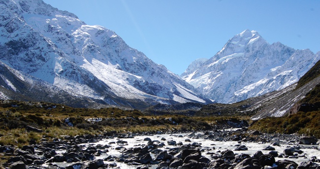 Hooker Valley Walk--Mount Cook -South Island, New Zealand